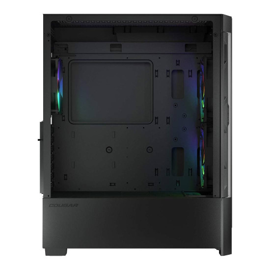 Кутия за компютър COUGAR Gaming DUOFACE RGB PC Case, Mid Tower, Black