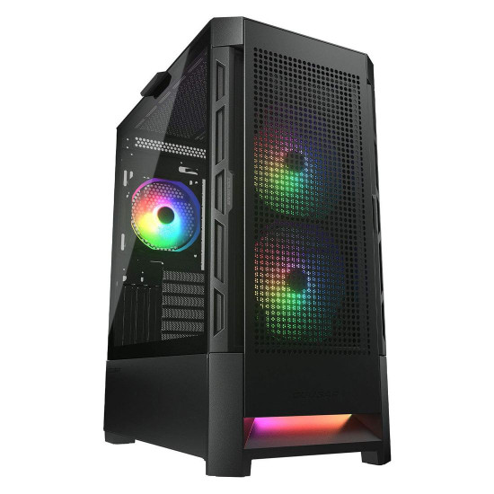 Кутия за компютър COUGAR Gaming DUOFACE RGB PC Case, Mid Tower, Black