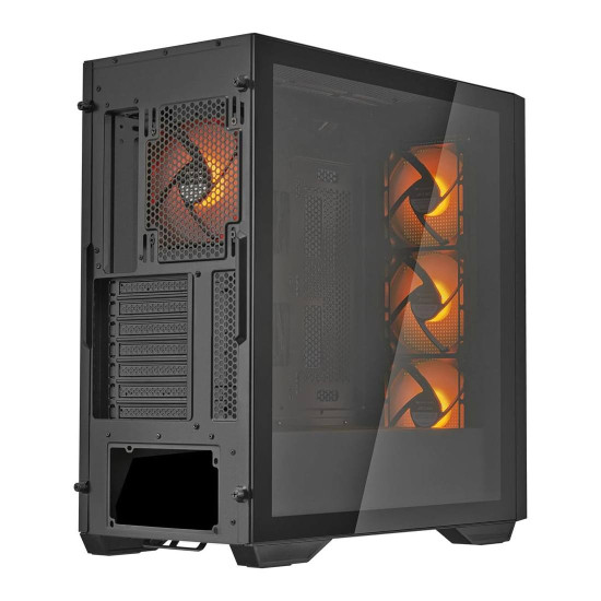 Кутия за компютър COUGAR UNIFACE RGB PC Case, Mid Tower, Black
