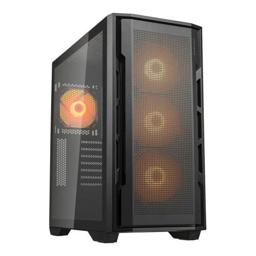 Кутия за компютър COUGAR UNIFACE RGB PC Case, Mid Tower, Black