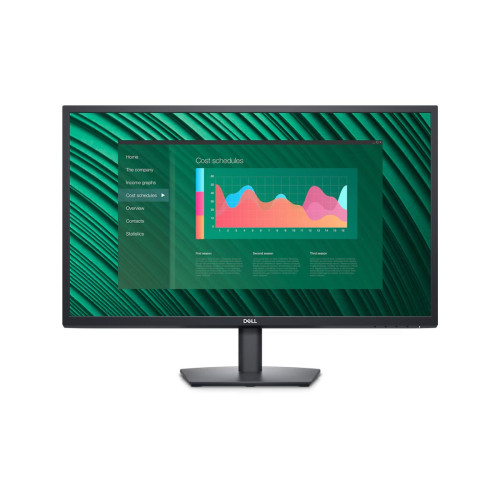 Монитор Dell E2723H, FHD 1920 x 1080, 27 инча, 60Hz, 5ms, 1xVGA, 1xDP