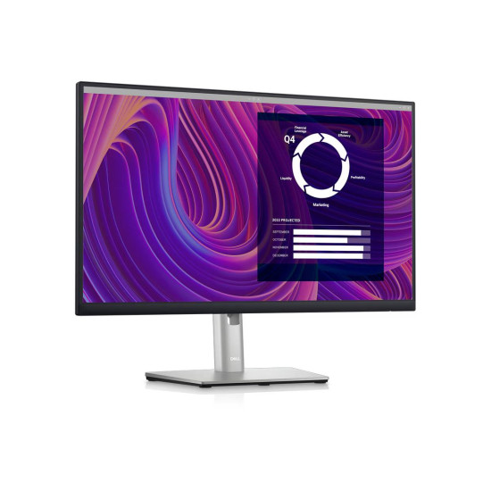 Монитор Dell P2423D,  23.8 инча, QHD 2560 x 1440, 60Hz, 5ms, 1xHDMI, 1xDP, USB
