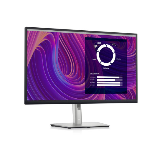 Монитор Dell P2723D, QHD 2560 x 1440, 27 инча, 60Hz, 5ms, 1xHDMI, 1xDP, USB