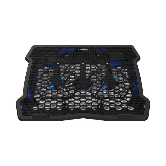 Охладител за лаптоп CANYON cooler NS03, Black