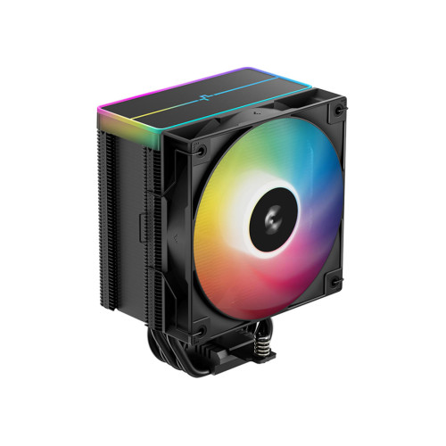 Охладител за процесор DeepCool AG500 BK ARGB V2, 240W TDP, 2x120mm, ARGB, Black