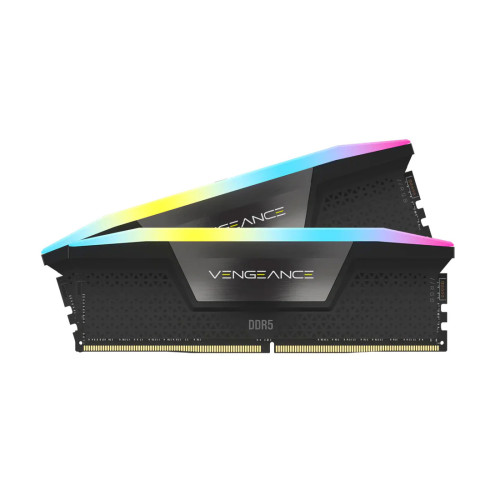 RAM памет Corsair Vengeance RGB, 64GB (2x32GB) DDR5, 6000MT/s, CL30, AMD Optimized, Kit of 2