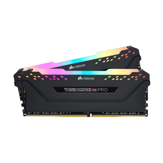 RAM памет Corsair Vengeance RGB PRO, 16GB (2x8GB) DDR4, 3200MT/s, CL16, Kit of 2