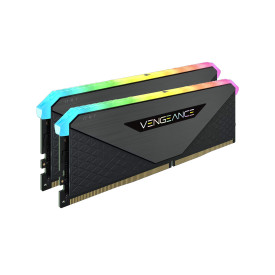 RAM памет Corsair Vengeance RGB RT, 16GB (2x8GB) DDR4, 3600MT/s, CL16, AMD Optimized, Kit of 2
