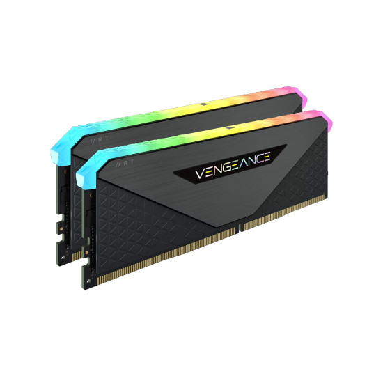 RAM памет Corsair Vengeance RGB RT, 16GB (2x8GB) DDR4, 3600MT/s, CL16, AMD Optimized, Kit of 2