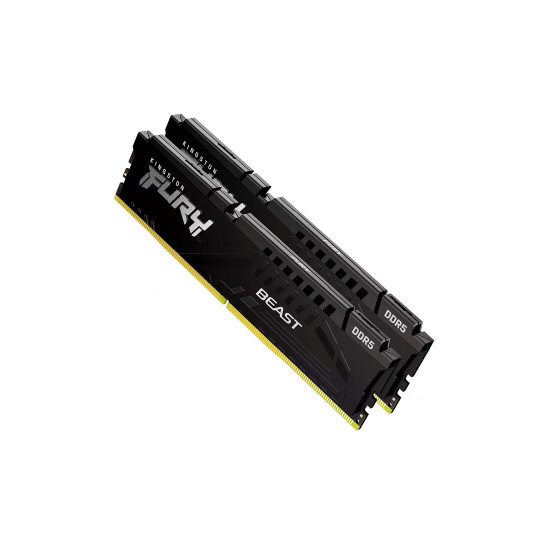 RAM памет KINGSTON FURY Beast KF552C40BBK2-32, 32GB, DDR5, 5200MHz, DIMM (Kit of 2)