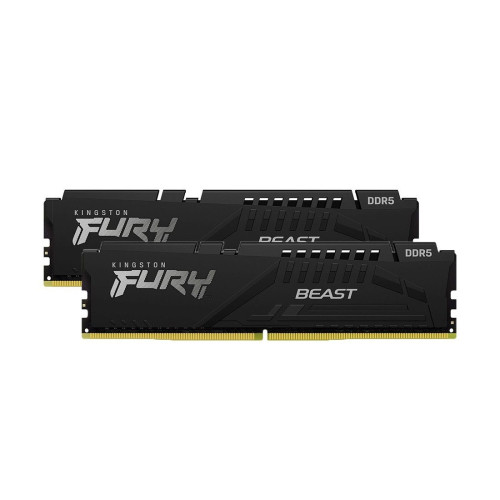 RAM памет KINGSTON FURY Beast KF552C40BBK2-32, 32GB, DDR5, 5200MHz, DIMM (Kit of 2)