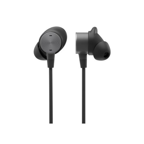 Слушалки Logitech Zone Wired Earbuds, USB-C/USB-A/3.5 мм, Graphite