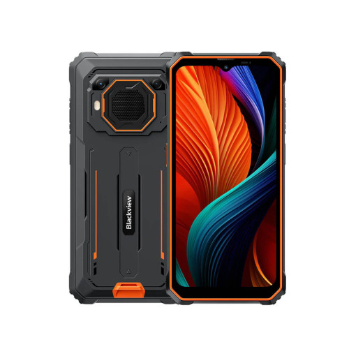 Смартфон Blackview BV6200 Plus, LTE, 6.56 инча, HD+ IPS, 720x1612, 90Hz, 8GB RAM, 256GB памет, Orange