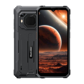 Смартфон Blackview BV6200 Plus, LTE, 6.56 инча, HD+ IPS, 90Hz, 8GB RAM, 256GB, Unisoc T606, Android 14, Black
