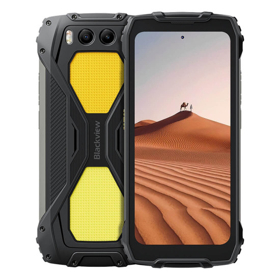 Смартфон Blackview BV7300, 6.67 инча, HD+ IPS, 90Hz, 6+256GB, Helio G81 2GHz, NFC, BT5.3, 528g, 15000mAh+45W, Camping lights, Black