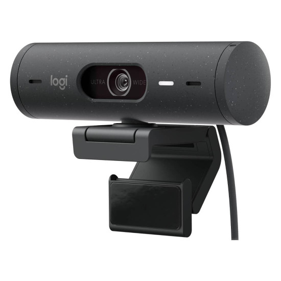 Уеб камера Logitech Brio 500 - 1080p, Graphite