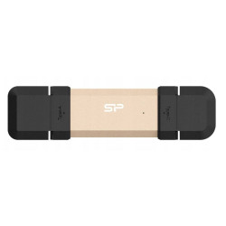 Външен SSD диск SILICON POWER DS72 1TB, USB 3.2 Gen 2, до 1050MB/s, Gold