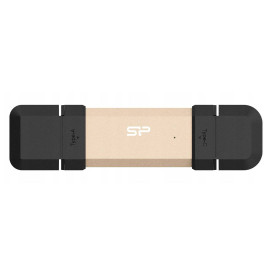 Външен SSD диск SILICON POWER DS72 1TB, USB 3.2 Gen 2, до 1050MB/s, Gold