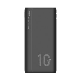 Външна батерия Silicon Power QP15, 10000mAh, PD 18W, QC3.0, USB-C + 2x USB-A, Micro-USB вход, Black