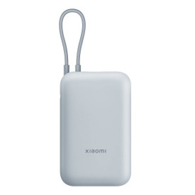 Външна батерия Xiaomi, 10000 mAh, вграден кабел, GL, Ice Blue