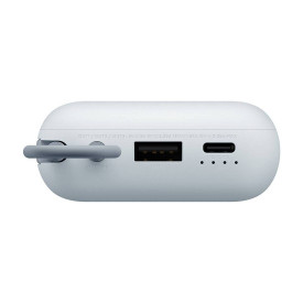 Външна батерия Xiaomi, 10000 mAh, вграден кабел, GL, Ice Blue