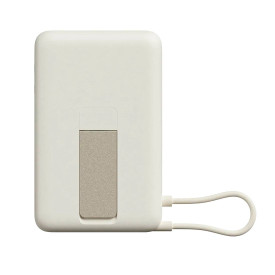 Външна батерия Xiaomi Magnetic Power Bank, 10000 mAh, магнитна, с вградена стойка, Beige