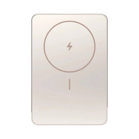 Външна батерия Xiaomi Super Slim Magnetic Power Bank, 5000 mAh, магнитна, Gold