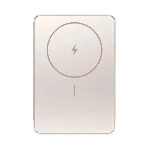 Външна батерия Xiaomi Super Slim Magnetic Power Bank, 5000 mAh, магнитна, Gold