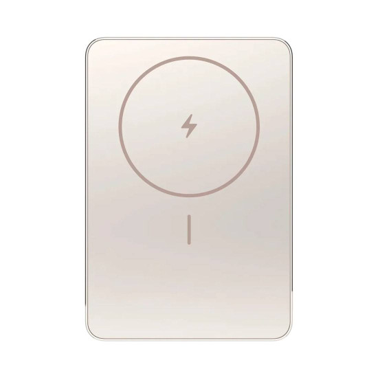 Външна батерия Xiaomi Super Slim Magnetic Power Bank, 5000 mAh, магнитна, Gold