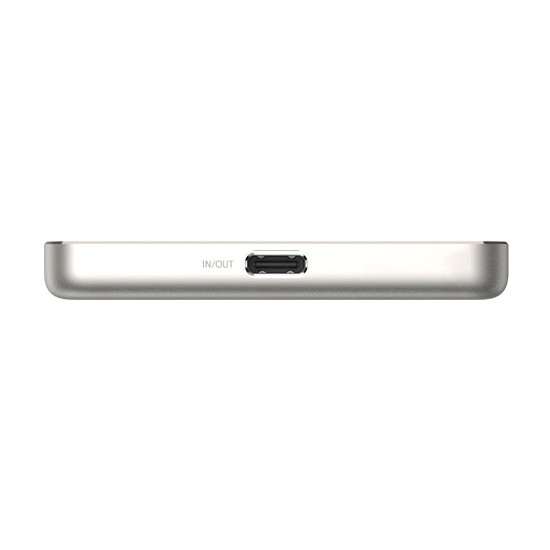 Външна батерия Xiaomi Super Slim Magnetic Power Bank, 5000 mAh, магнитна, Gold