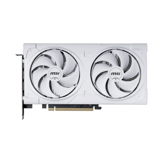 Видеокарта MSI GeForce RTX 5060 Ti 8GB VENTUS 2X OC WHITE PLUS, GDDR7, PCIe 5.0, 2617 MHz Boost, Dual Fan