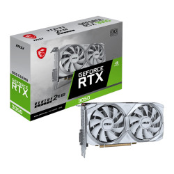 Видеокарта MSI GeForce RTX3050 VENTUS 2X XS WHITE, 8GB OC
