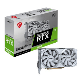 Видеокарта MSI GeForce RTX3050 VENTUS 2X XS WHITE, 8GB OC