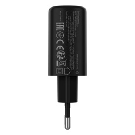 Зарядно CANYON OnCharge 250, 25W, 1xPD, 1xQC, EU, Black