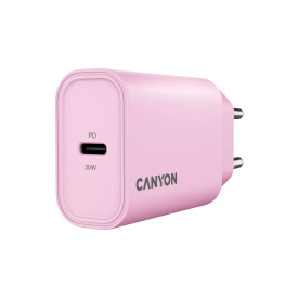 Зарядно Canyon OnCharge 30CL, PD, 30W, USB-C x 1, EU стандарт, Pink