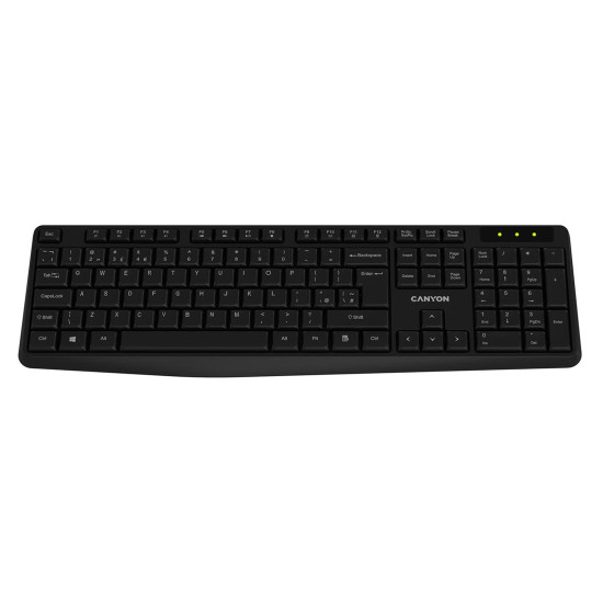 Безжична клавиатура CANYON SET-W01, Black