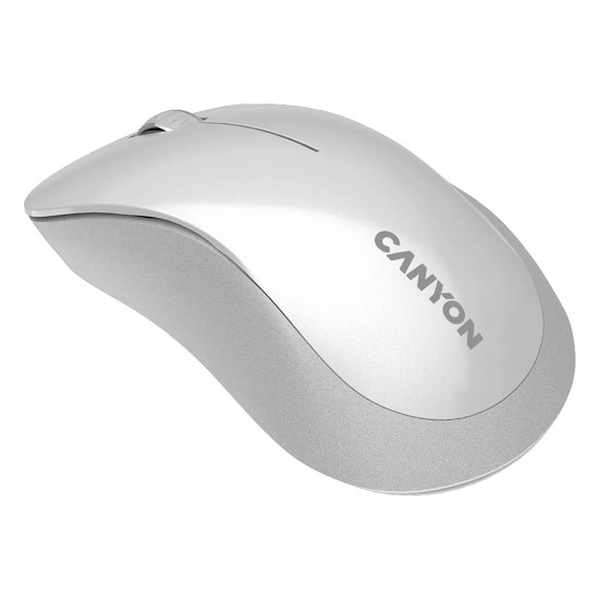 Безжична мишка CANYON  MW-11, White Grey