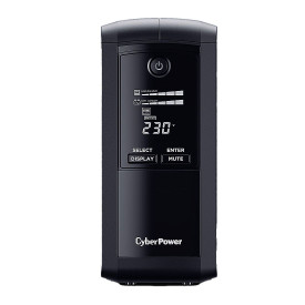 UPS устройство CyberPower VP700ELCD, Line-Interactive, AVR, LCD дисплей, 700VA/390W, 4 x Schuko