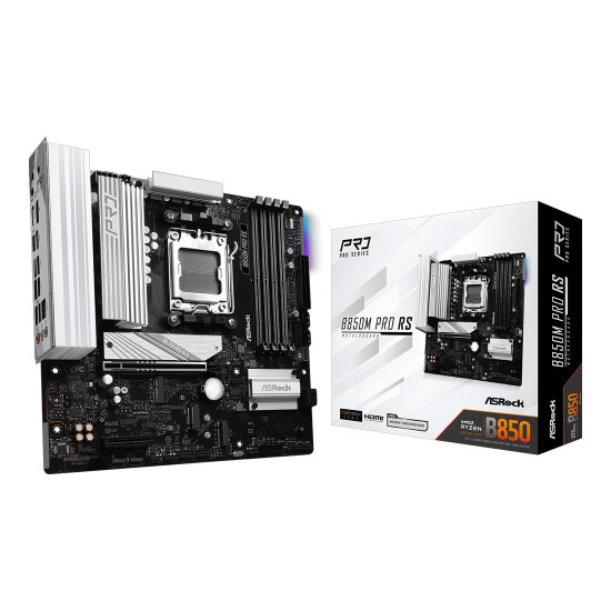 Дънна платка ASRock AMD B850, Socket AM5, 4x DDR5, Micro ATX