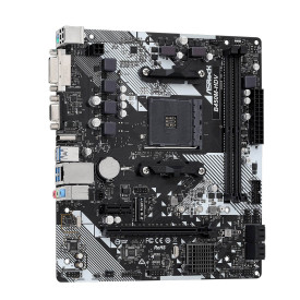 Дънна платка ASRock B450M-HDV R4.0, Socket AM4, 2x DDR4, 1x PCIe 3.0 x16