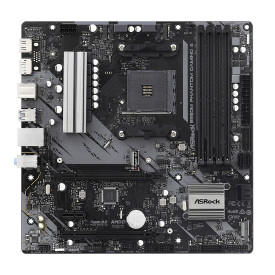 Дънна платка ASRock B550M Phantom Gaming 4, mATX, Socket AM4, B550, 4x DDR4, 1x PCIe 4.0 x16