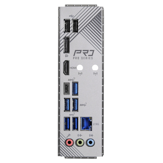 Дънна платка ASRock B760 Pro RS, ATX, LGA1700, 2x DDR5, 4x SATA3