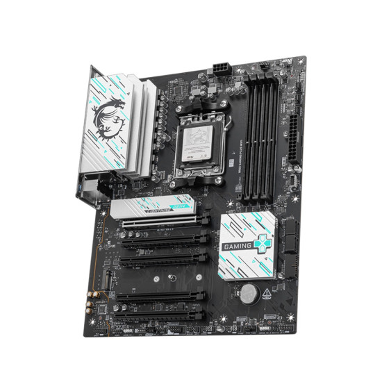 Дънна платка MSI PRO B840 GAMING PLUS WIFI, ATX, Socket AM5, 4x DDR5, 5x PCIe x16