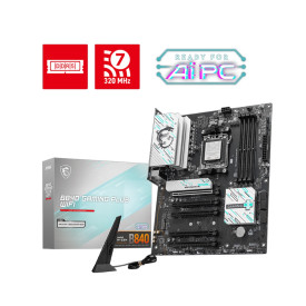 Дънна платка MSI PRO B840 GAMING PLUS WIFI, ATX, Socket AM5, 4x DDR5, 5x PCIe x16