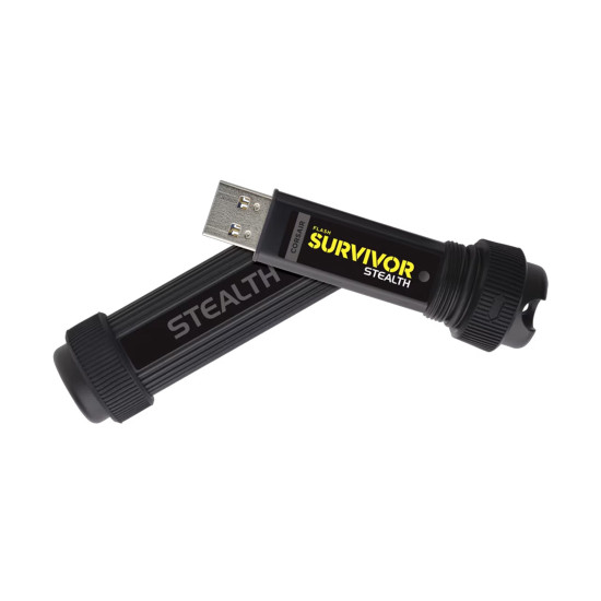 Флаш памет Corsair Flash Survivor Stealth, 128GB, USB 3.0