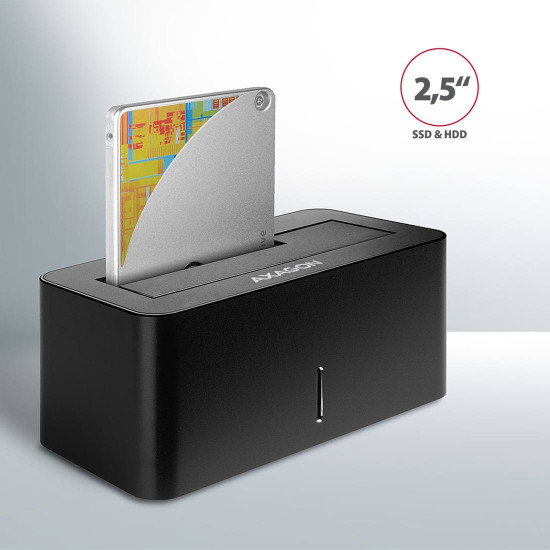 HDD докинг станция AXAGON ADSA-SN, USB3.0, 2.5 инча HDD / SSD, 3.5 инча HDD