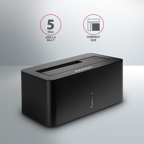 HDD докинг станция AXAGON ADSA-SN, USB3.0, 2.5 инча HDD / SSD, 3.5 инча HDD