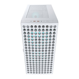 Кутия за компютър COUGAR AIRFACE ECO RGB, Mid Tower, White