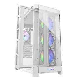 Кутия за компютър COUGAR Gaming Duoface Pro RGB, Mid-Tower, White