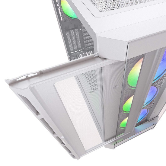 Кутия за компютър COUGAR Gaming Duoface Pro RGB, Mid-Tower, White